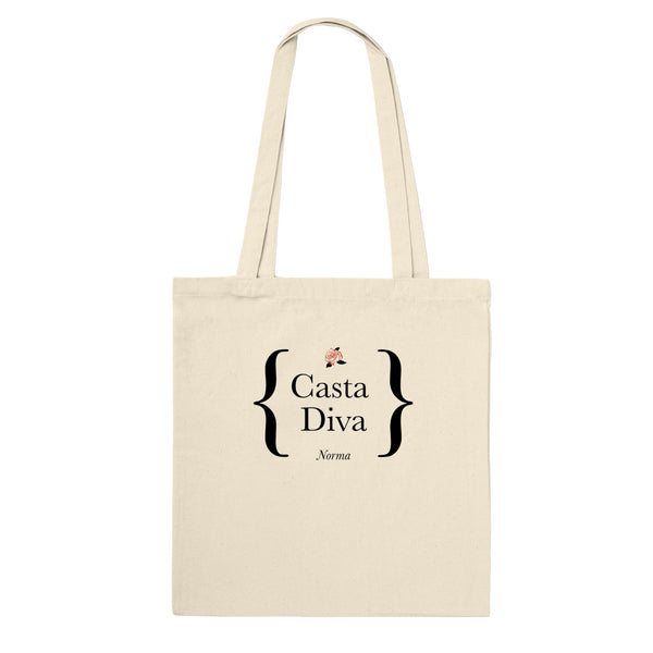Casta Diva - Music Tote Bag